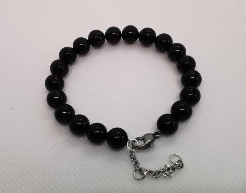 Amulet ochronny - Bransoletka czarny turmalin - obrazek 2